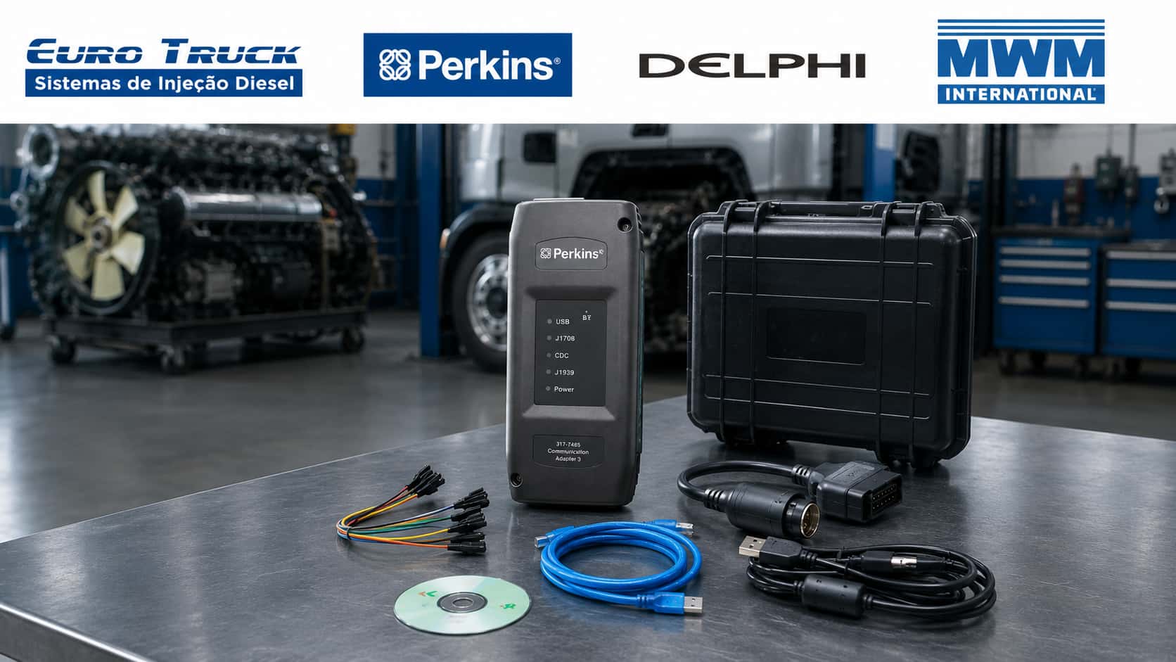 Euro Truck se consolida como um dos principais distribuidores Perkins, Delphi e MWM no Brasil