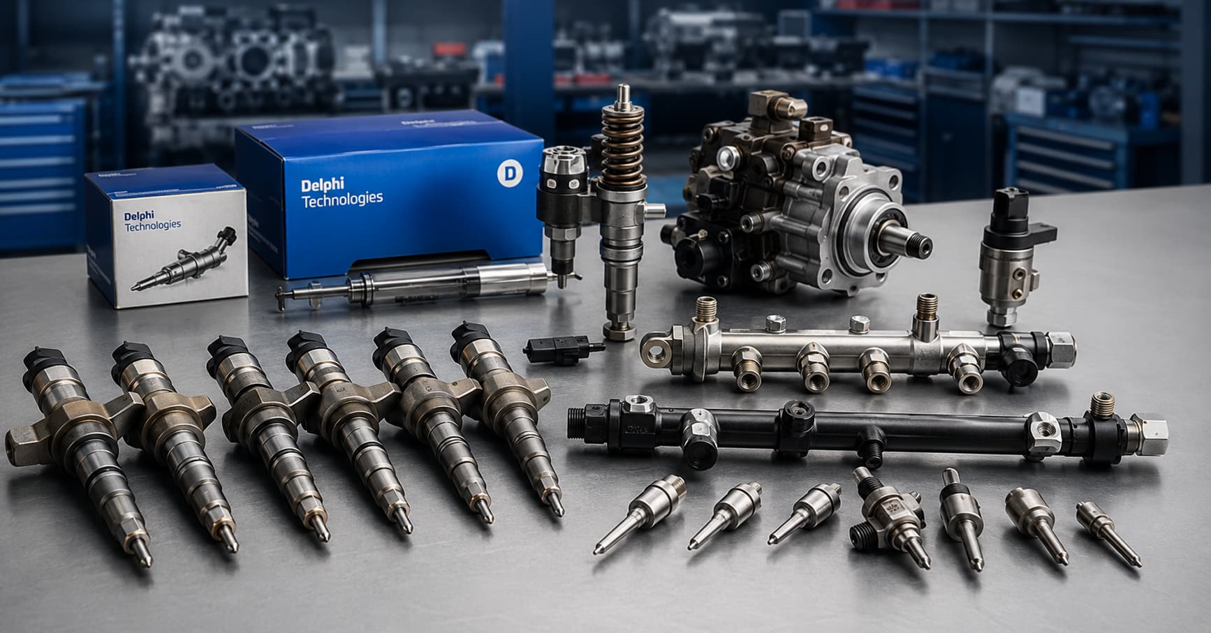Distribuidor Delphi: peça sua cotação de componentes diesel 